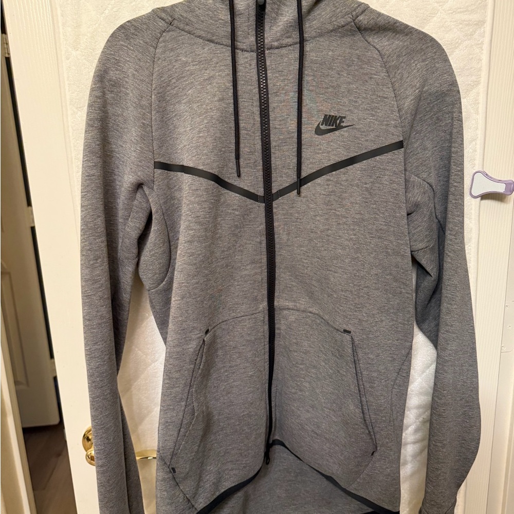 Men's Nike Tech Fleece Windrunner Hoodie Heather Grey Size Small